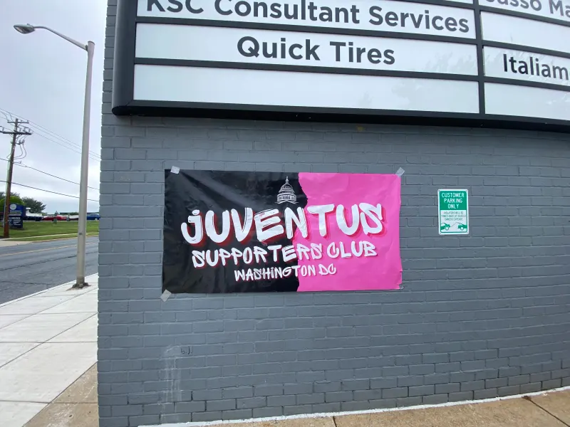 Printed banner from a sign job