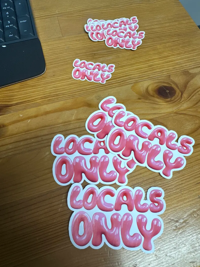 Kiss-cut sticker sheets from Capital Threads